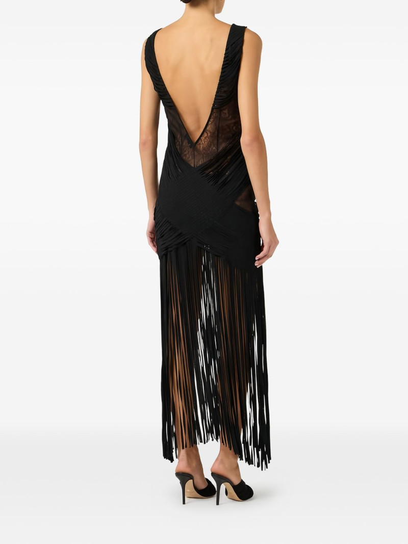 fringed midi dress 3