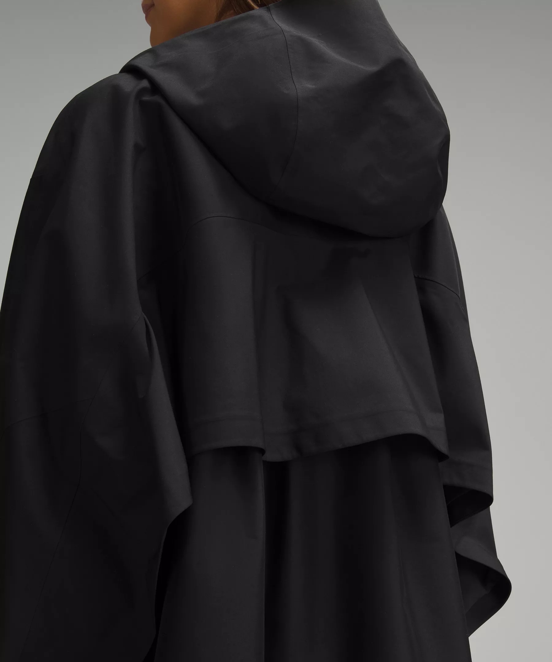 Mid-Length Waterproof Rain Coat - 8