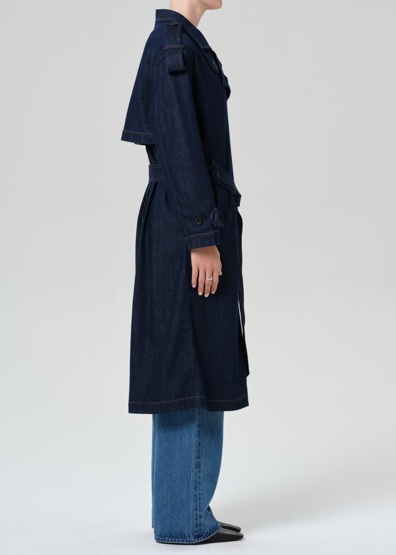 Eva Long Trench Coat In Amherst 4