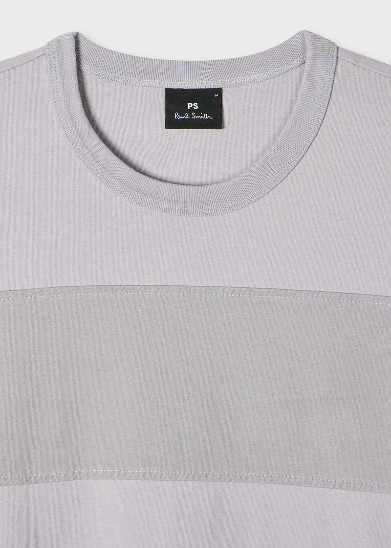 Paul Smith Mauve Block Stripe T-Shirt outlook