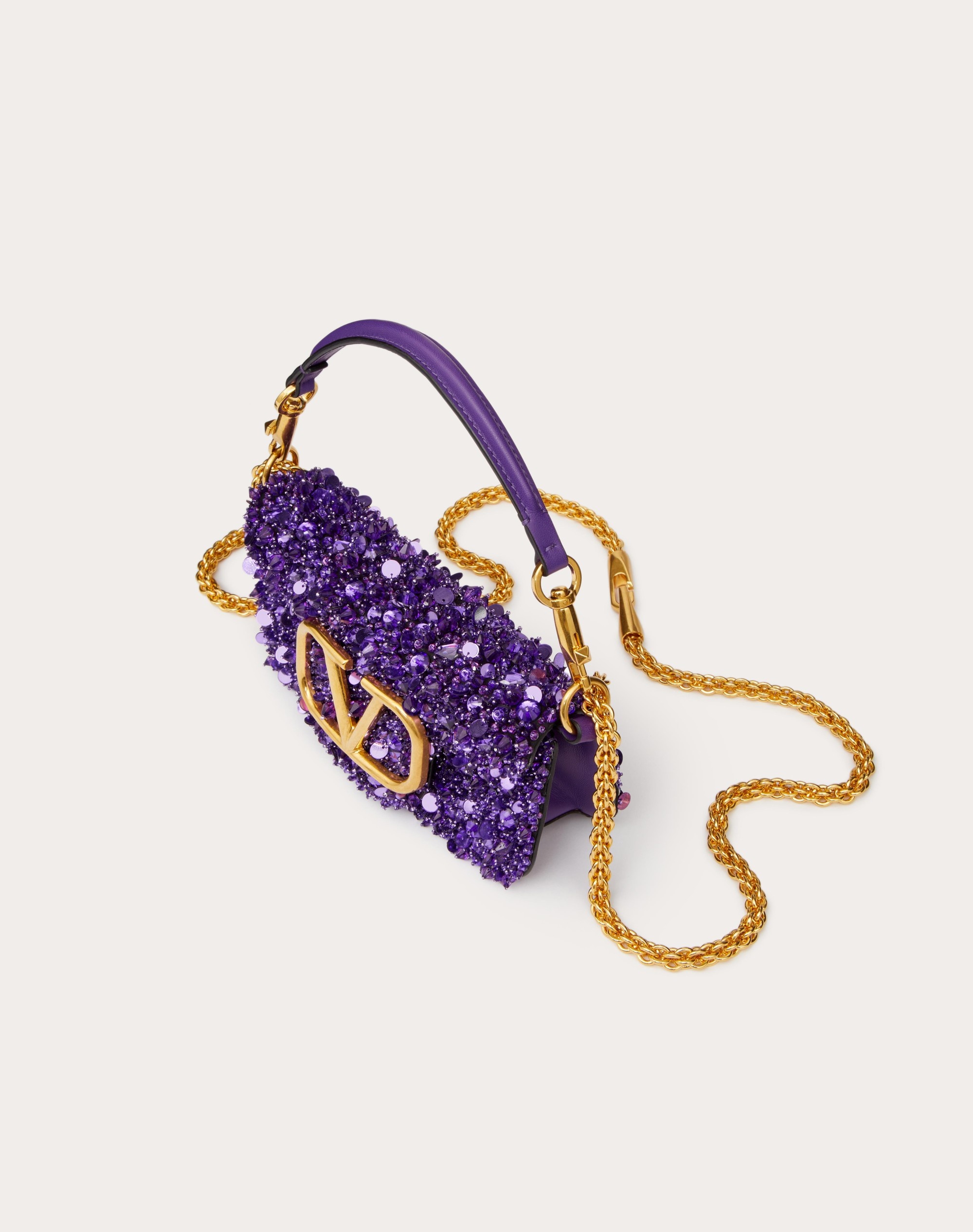 SMALL LOCÒ SHOULDER BAG WITH 3D EMBROIDERY - 6