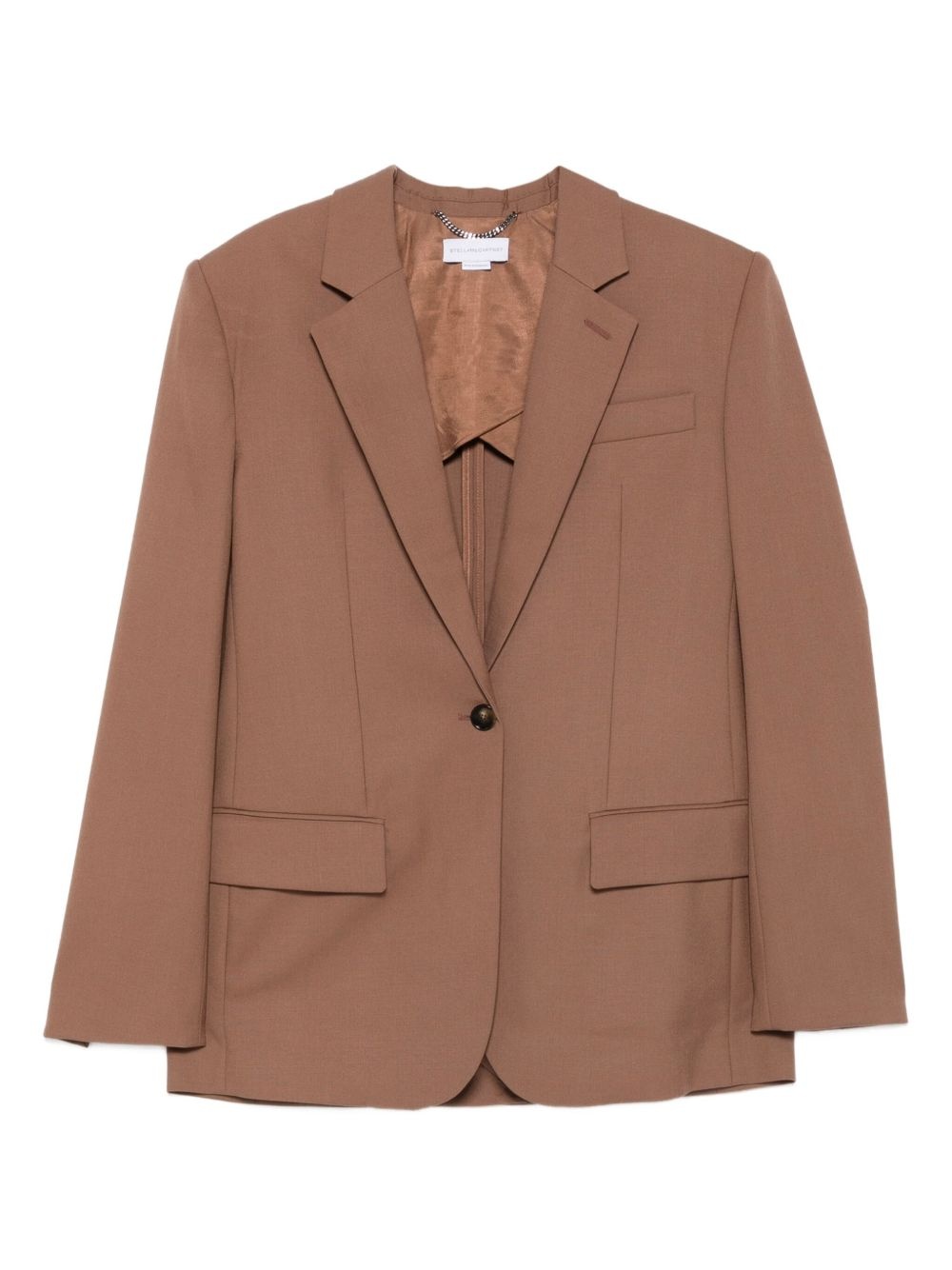 single-button blazer - 1