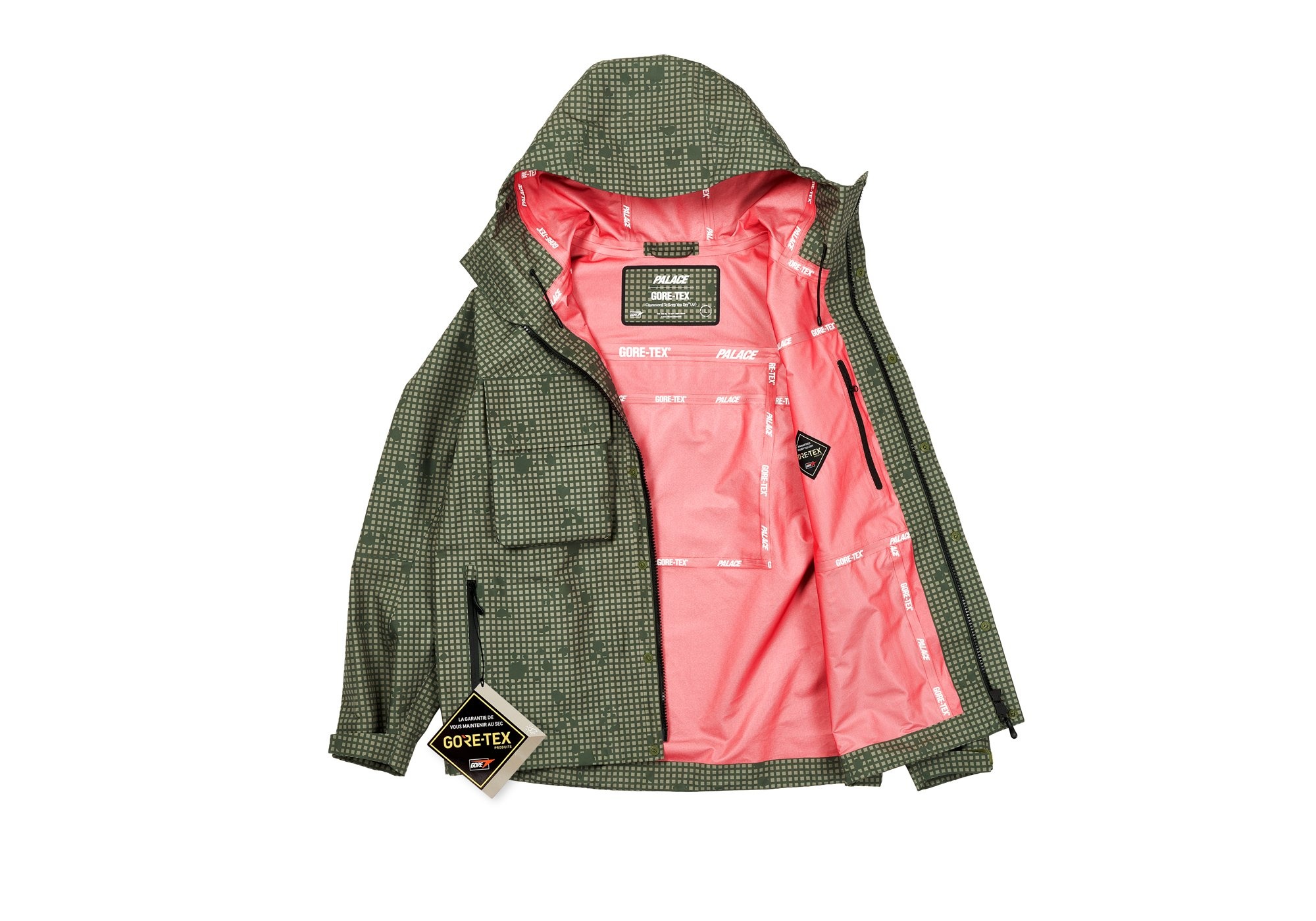 PALACE GORE-TEX THE DON JACKET NIGHT GRID DPM - 2