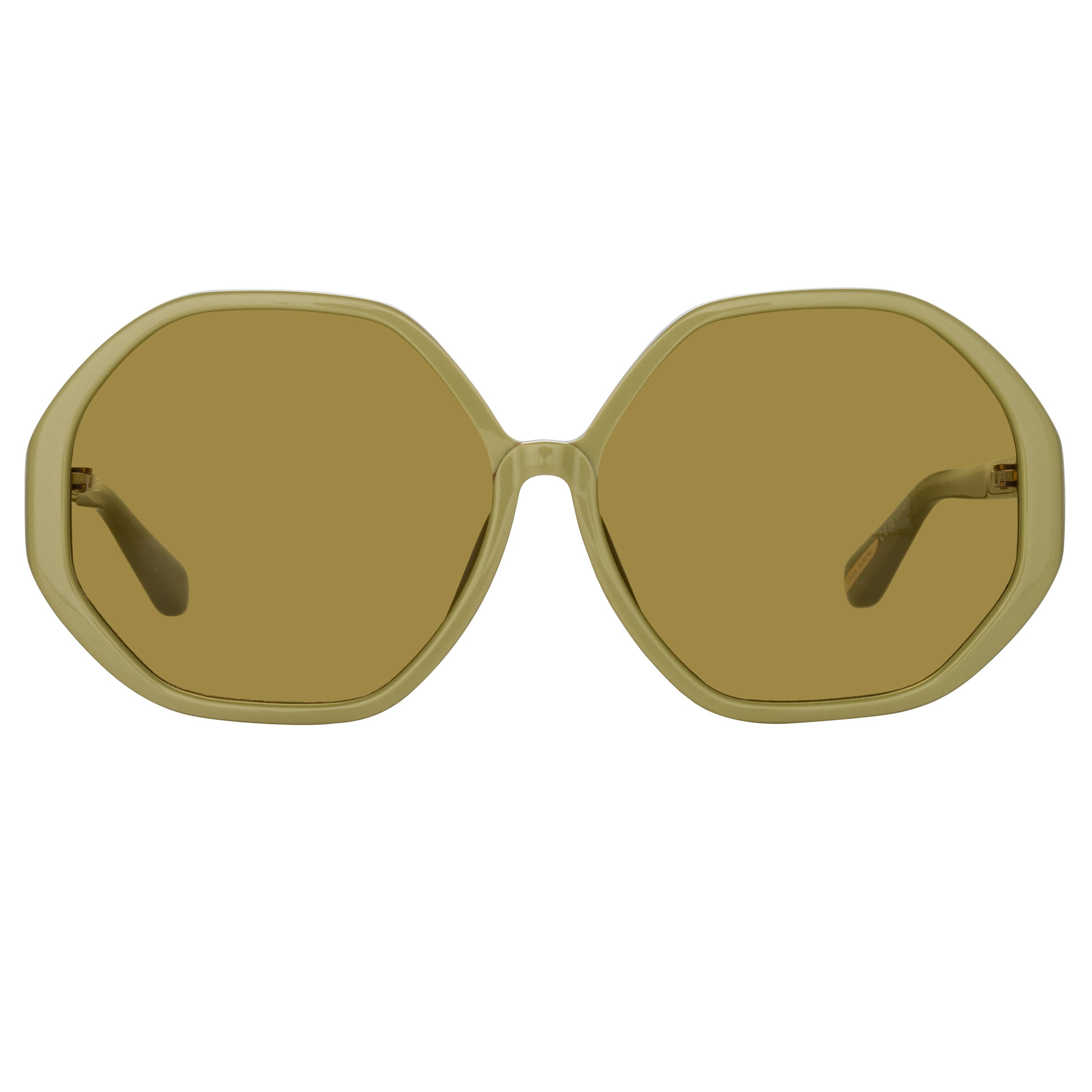 PALOMA HEXAGON SUNGLASSES IN SAGE - 1