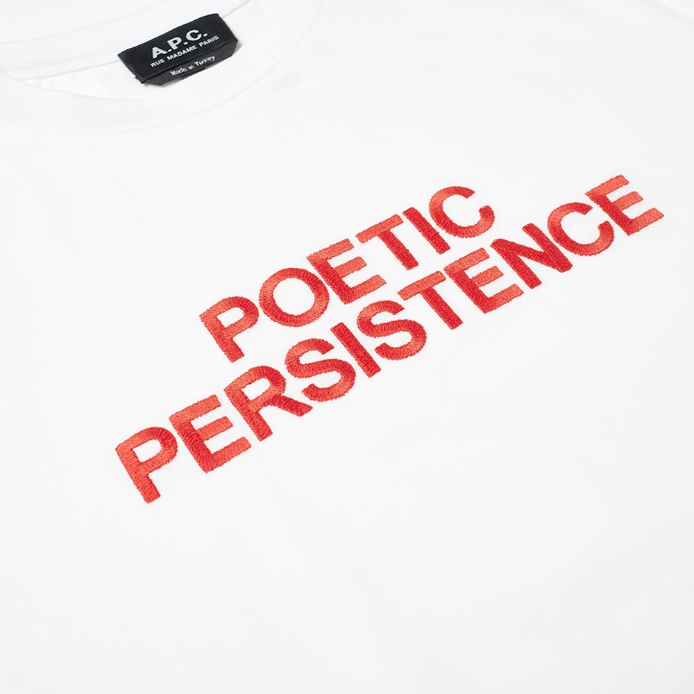 A.P.C. Poetic Persistence Tee - 2