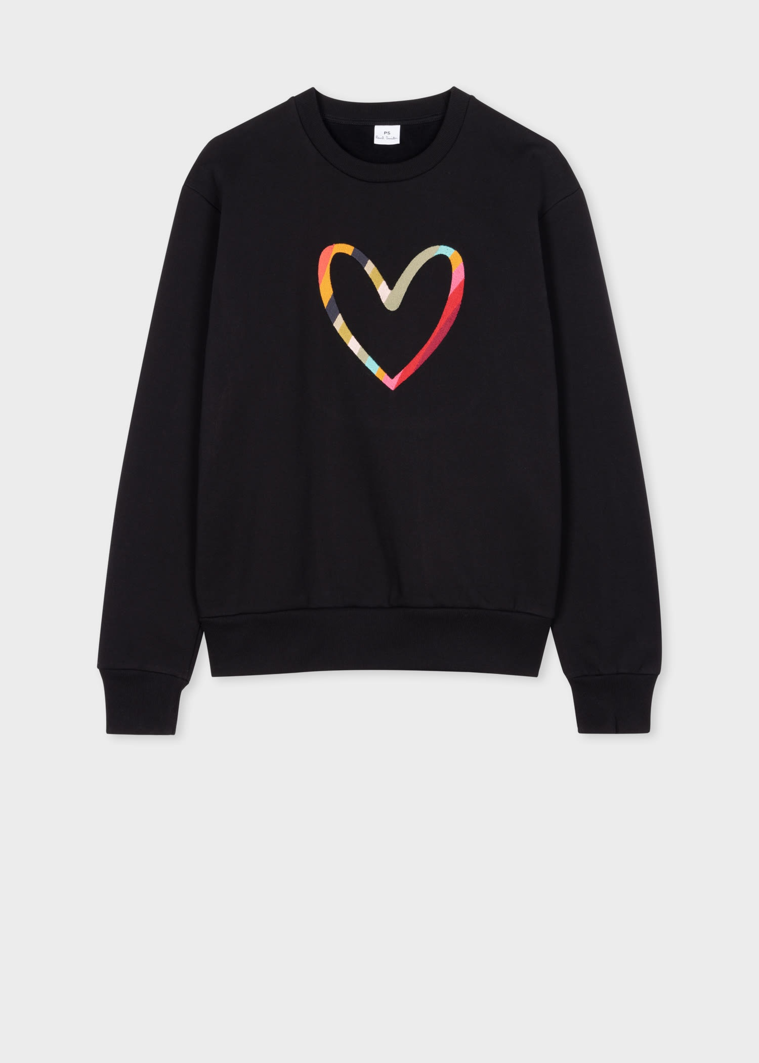 Embroidered 'Swirl Heart' Sweatshirt - 1
