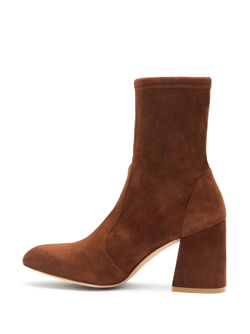 ankle-length suede boots 3