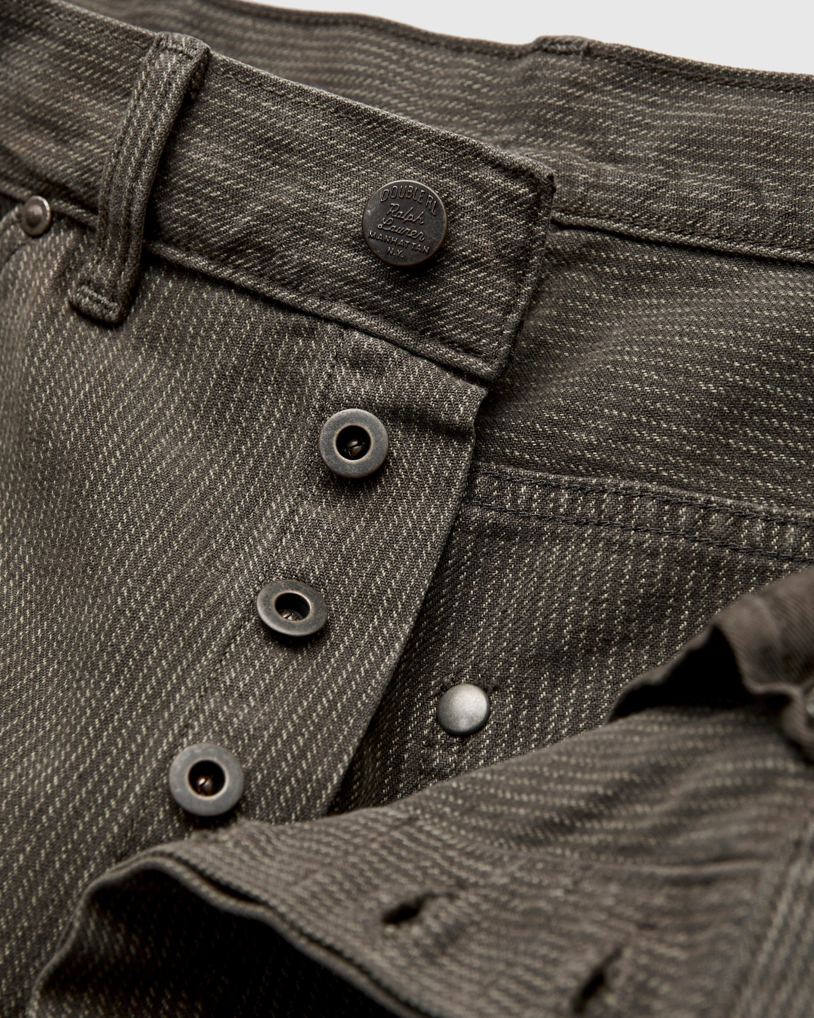 Hamilton Carpenter Pants in Black/White Twill - 6