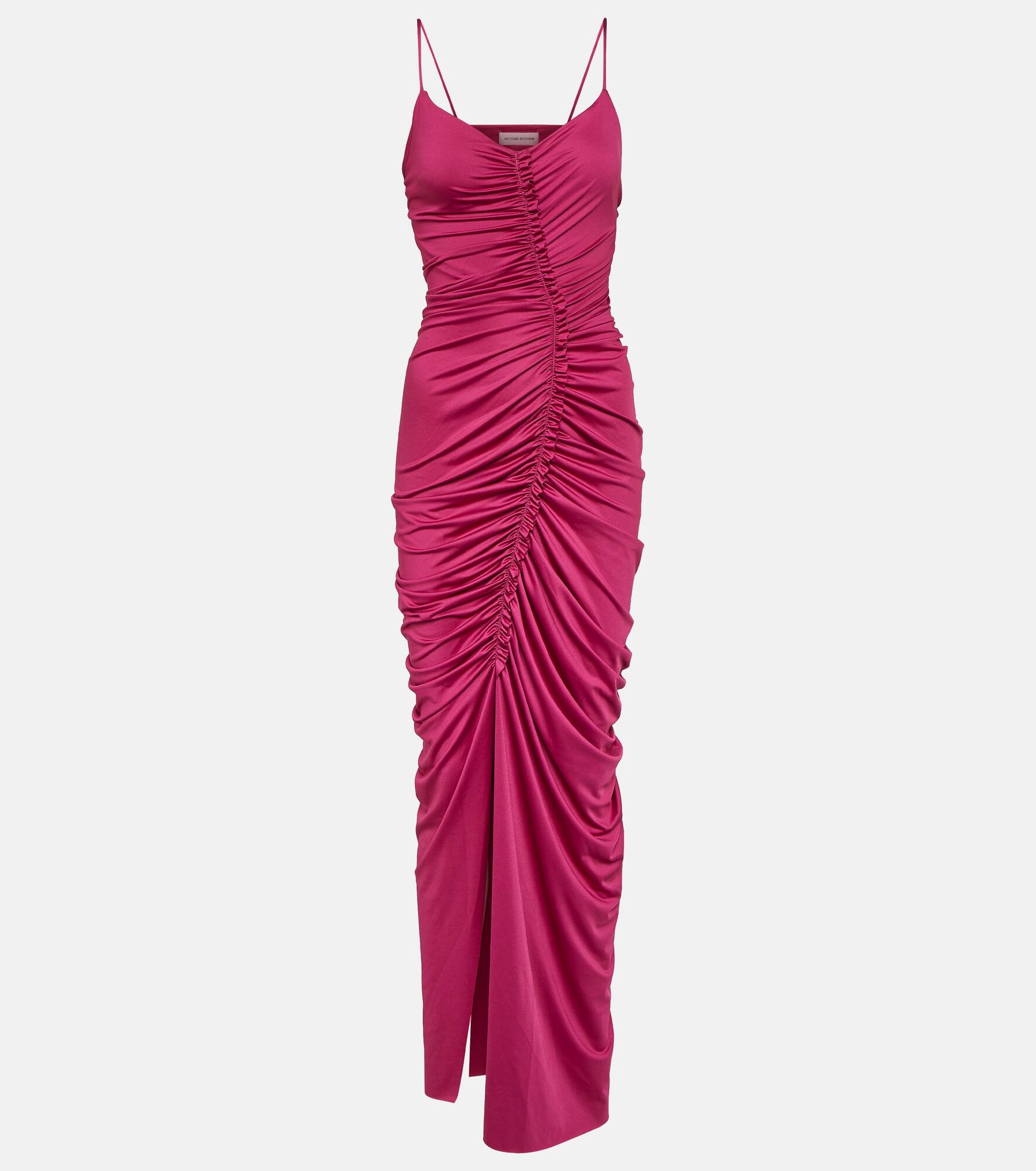 Ruched jersey maxi dress - 1