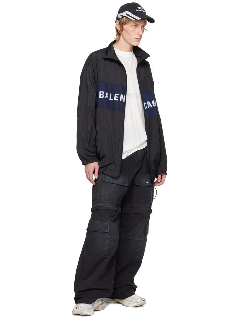 BALENCIAGA Black Large Cargo Pants outlook