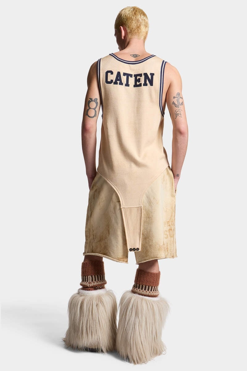 DIRTY OLD DYED FLEECE SHORT PANTS - 4