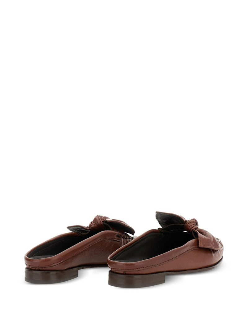 HEREU bow-detail loafer mules outlook
