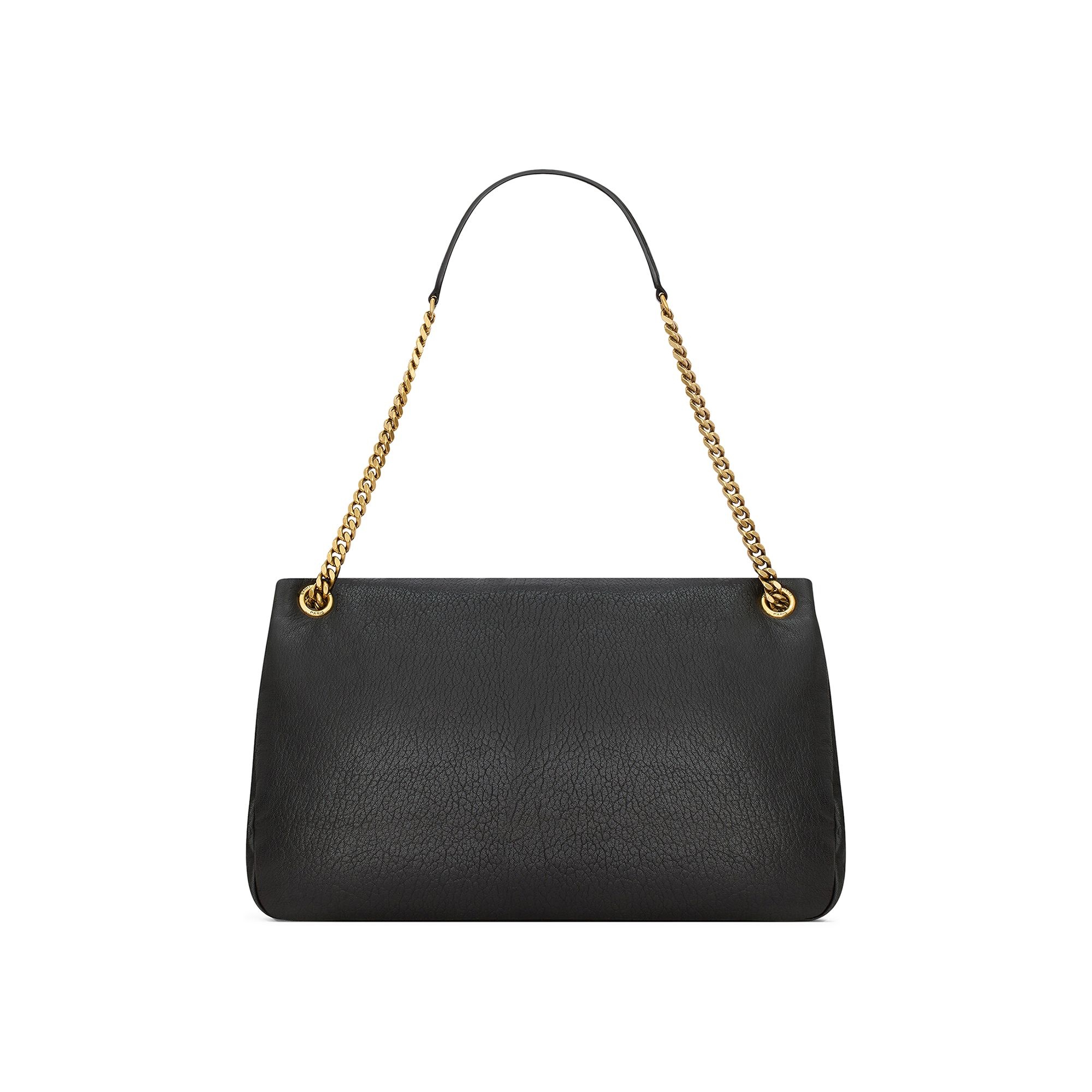Saint Laurent Large Calypso Chain Bag 'Noir' - 2
