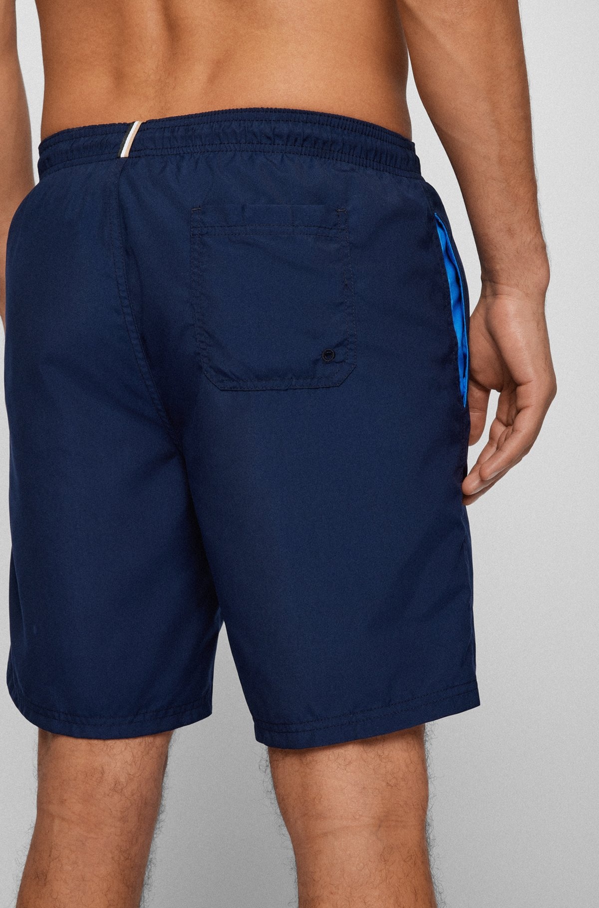 LOGO-EMBOSSED SWIM SHORTS - 3