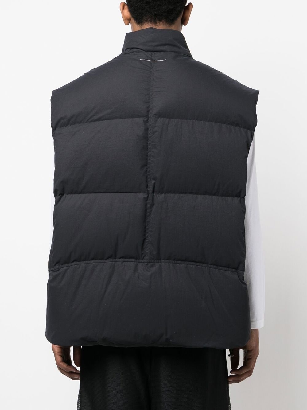 high-neck padded gilet - 4