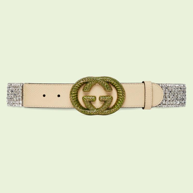 Lizard belt with Interlocking G 1