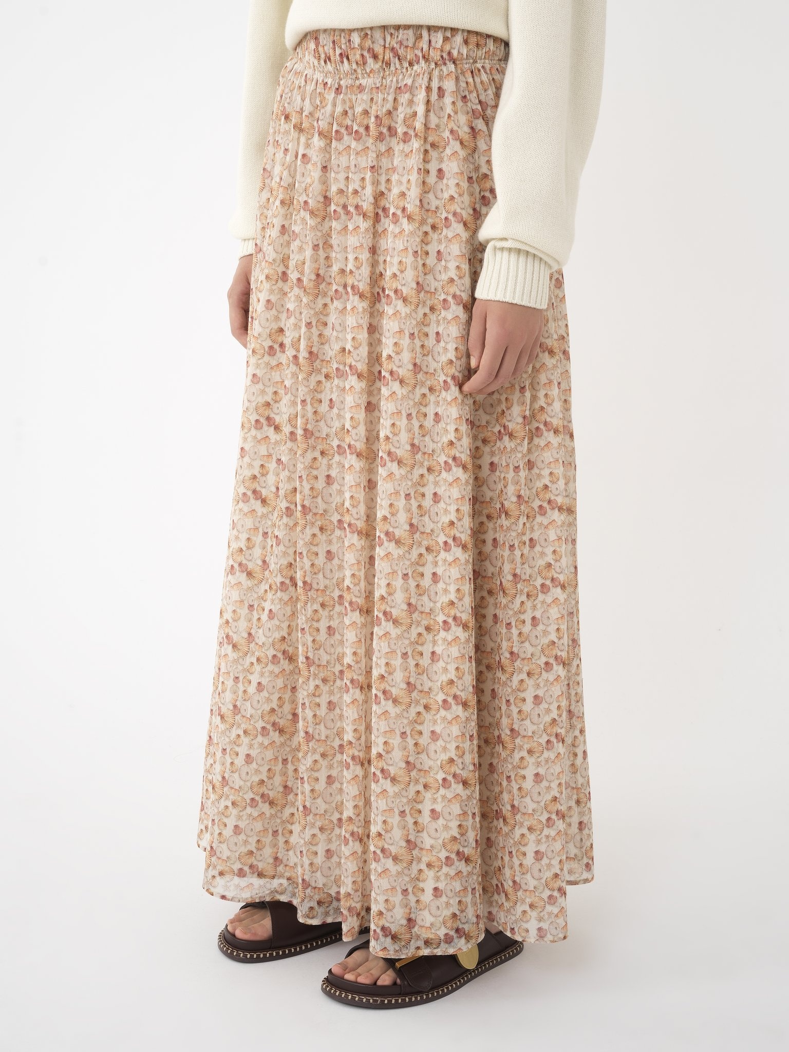GATHERED MAXI SKIRT - 3