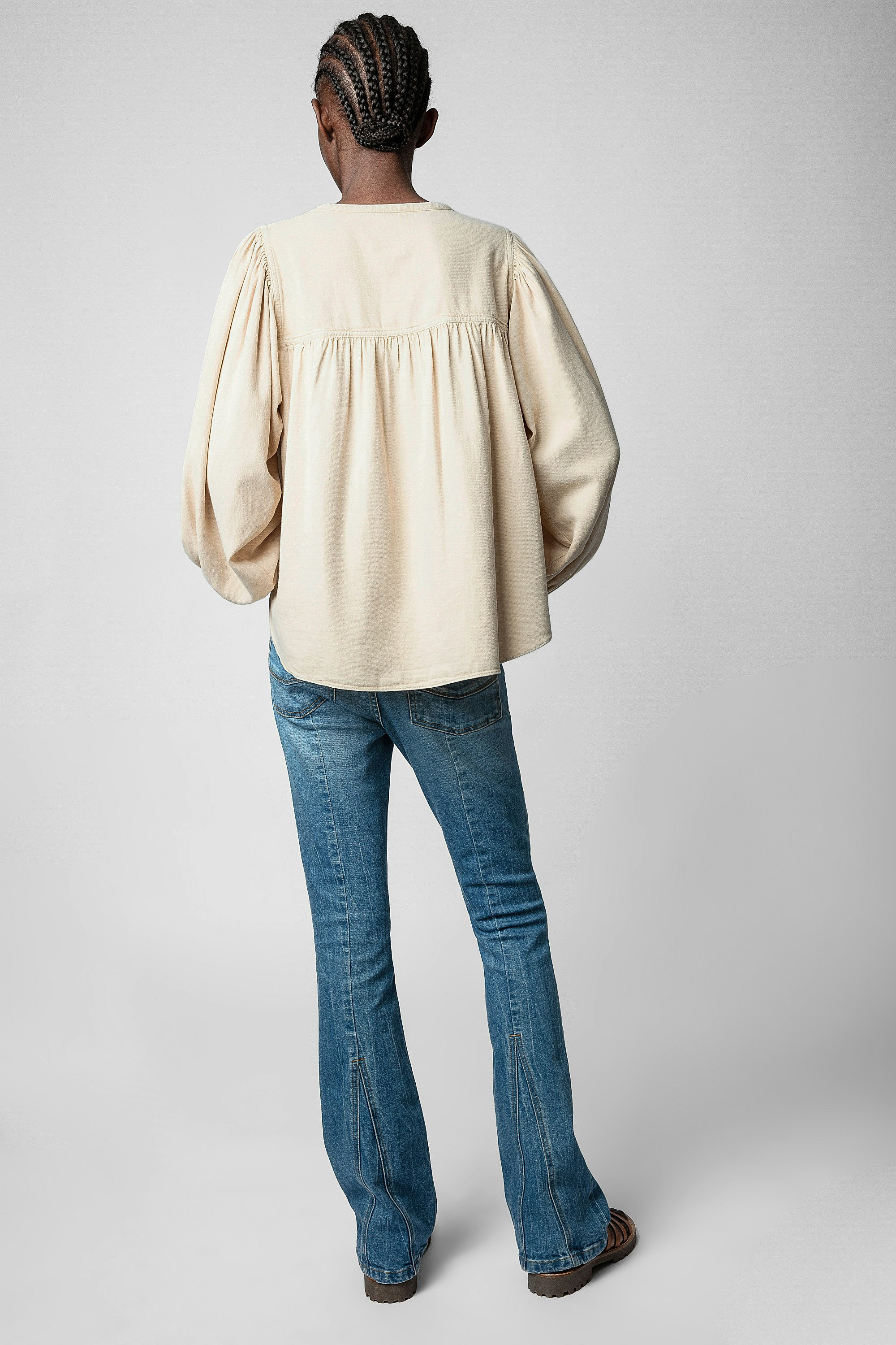 Tigy Cotton Twill Blouse - 5