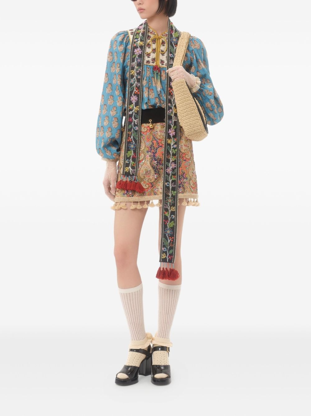 embroidered blouse - 2