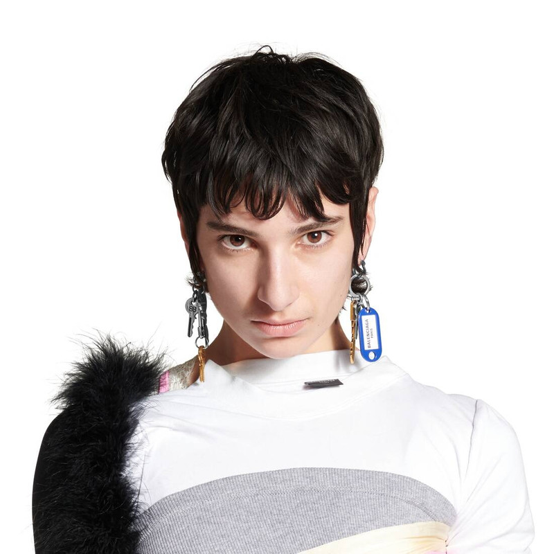 Old School Earrings in Silver 4