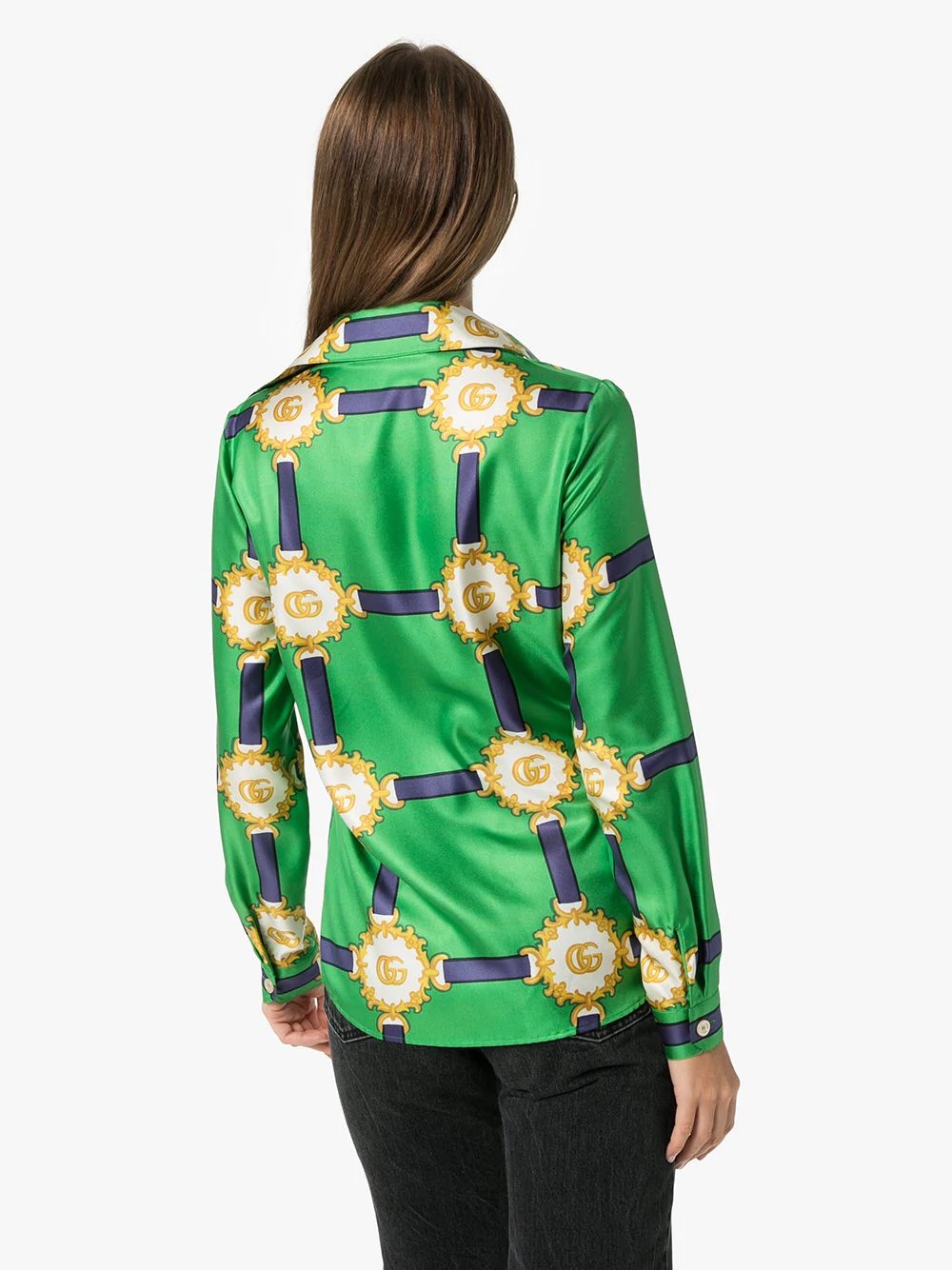 GG harness-print shirt - 4