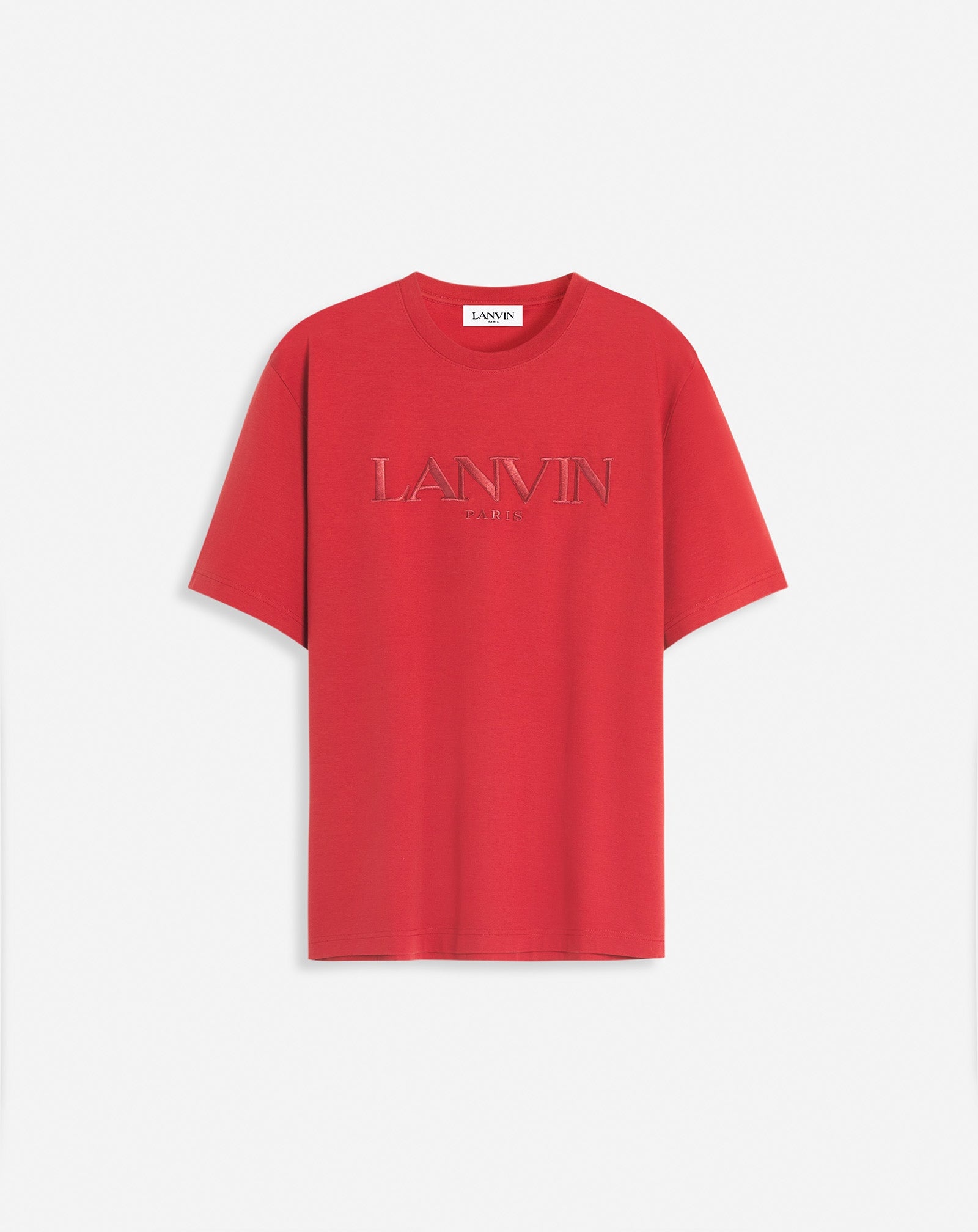 LANVIN PARIS EMBROIDERED T-SHIRT - 1