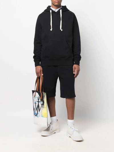 Studio Nicholson cotton drawstring hoodie outlook