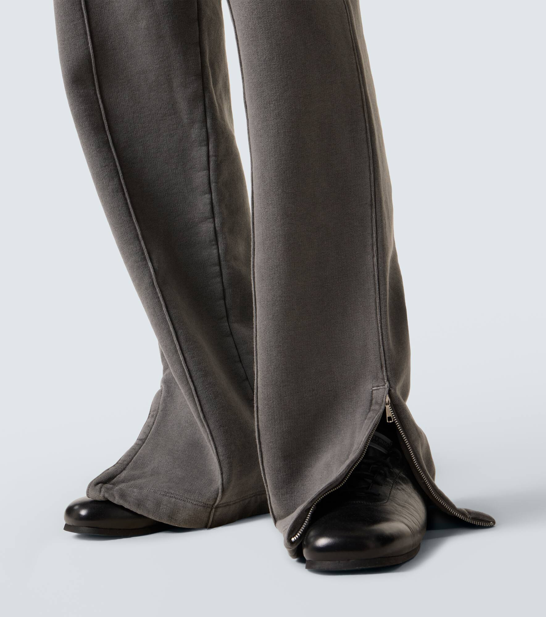 Cotton jersey wide-leg sweatpants - 6