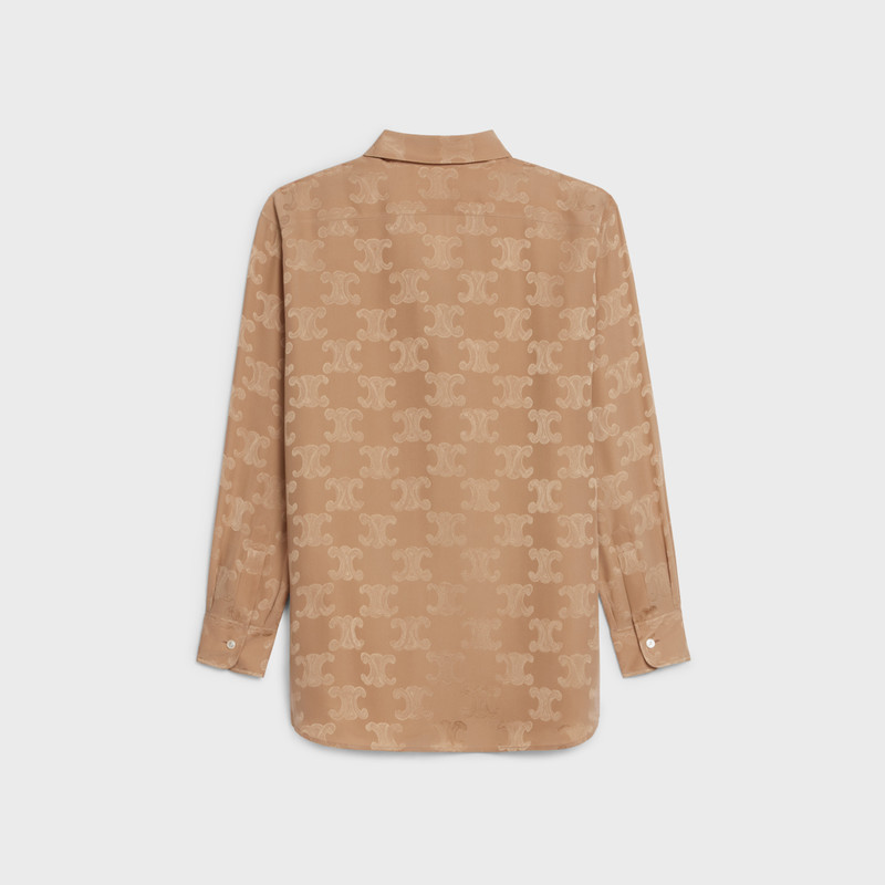 CELINE Lavallière shirt in shiny matte Silk outlook