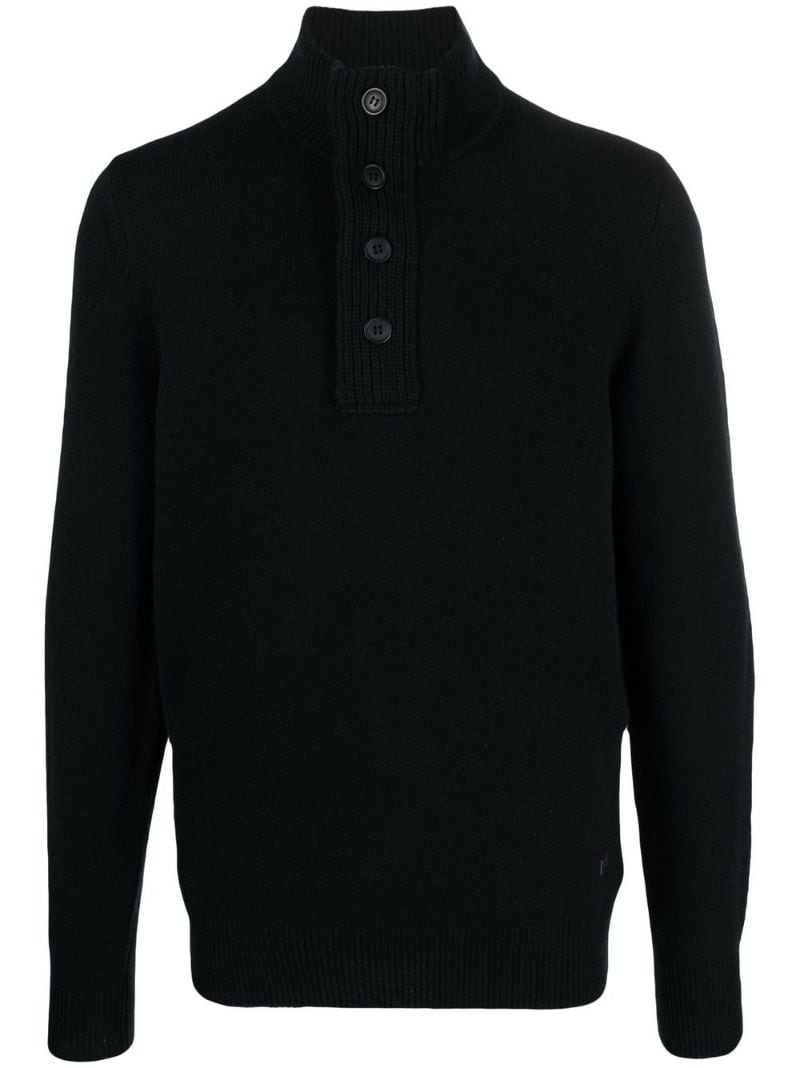 Essential half-zip knitted pullover - 2