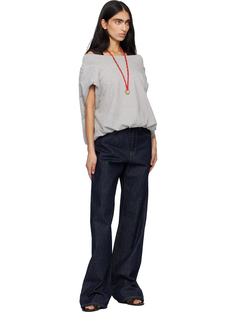 Dries Van Noten Black & Brown Leather Mule Heeled Sandals outlook