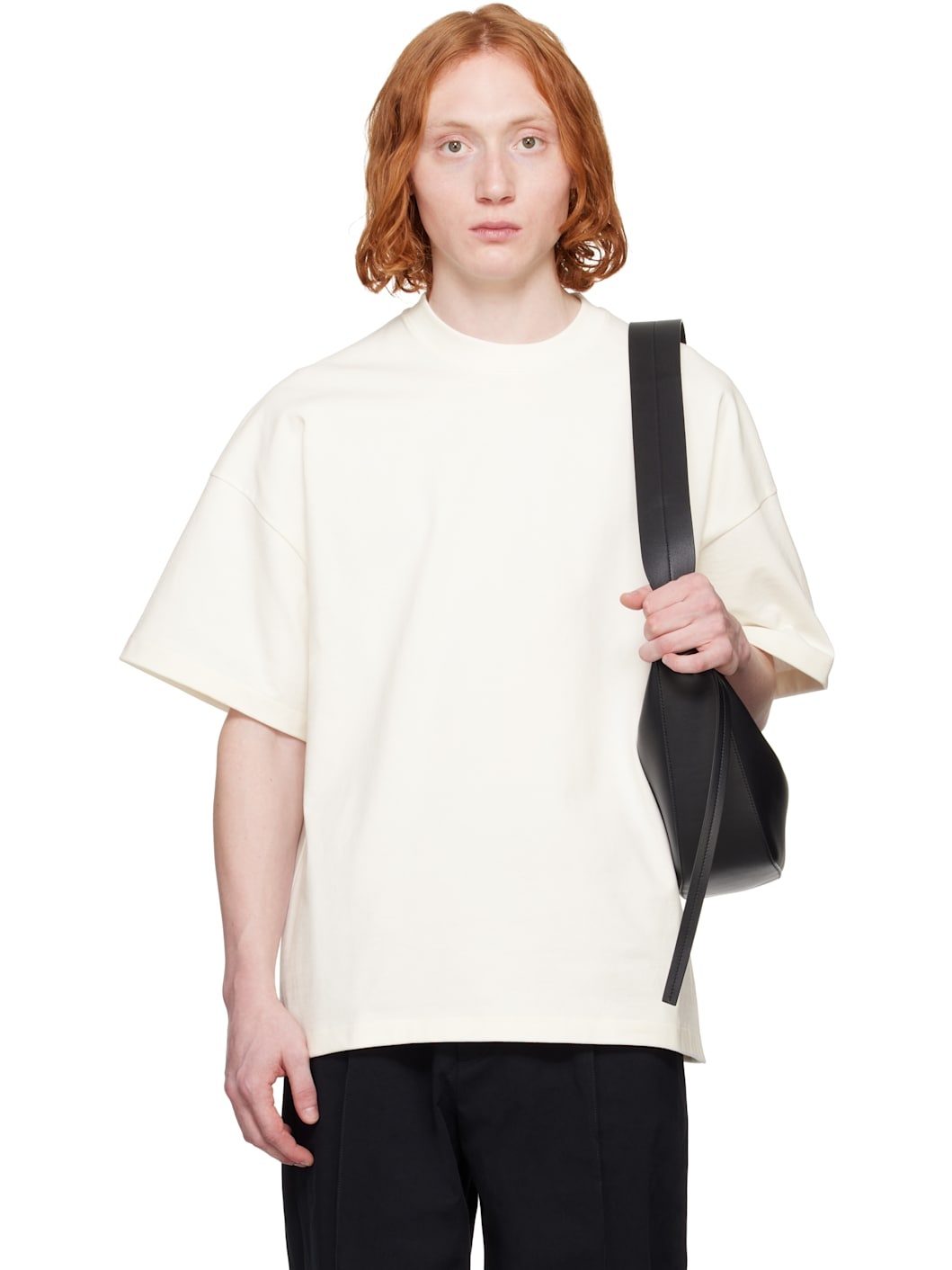 White Logo Flag Shoulder T-shirt - 1