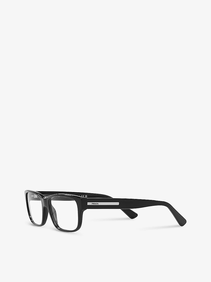 Black Rectangular Glasses - 2