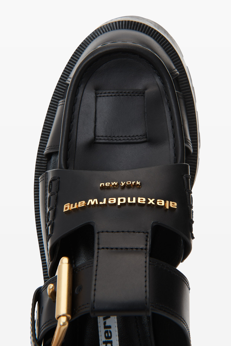 Alexander Wang Carter Cage Sandal in Box Calf outlook