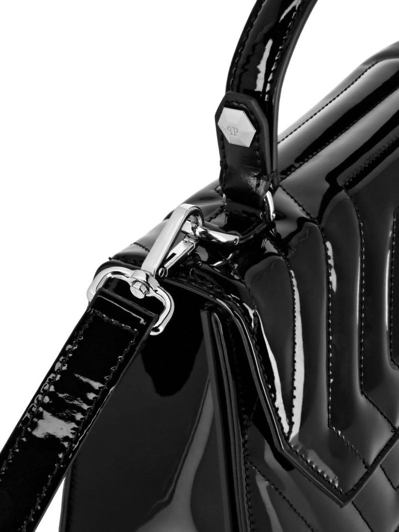 medium Superheroin leather handle bag 4