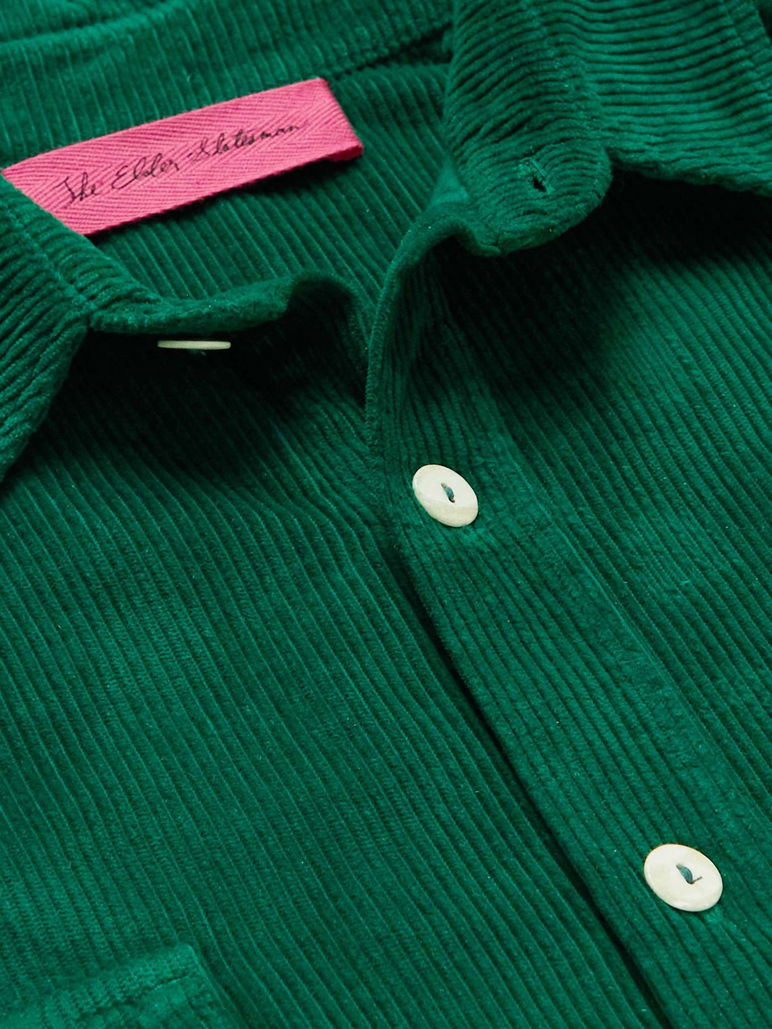 Tie-Dyed Cotton and Cashmere-Blend Corduroy Shirt - 5