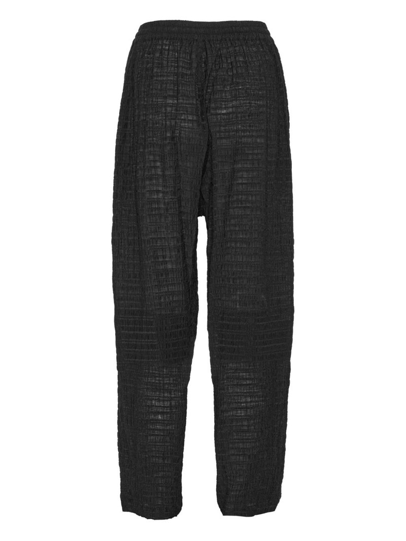 HENRIK VIBSKOV textured drawstring trousers outlook