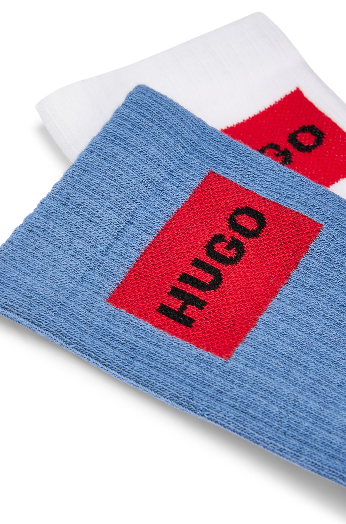 TWO-PACK OF QUARTER-LENGTH SOCKS WITH RED LOGOS - 2