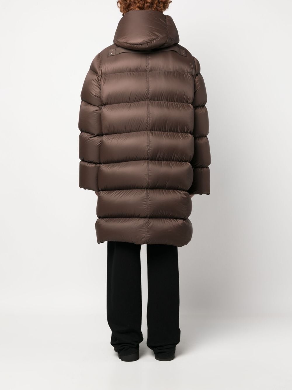 oversized hooded padded coat - 4