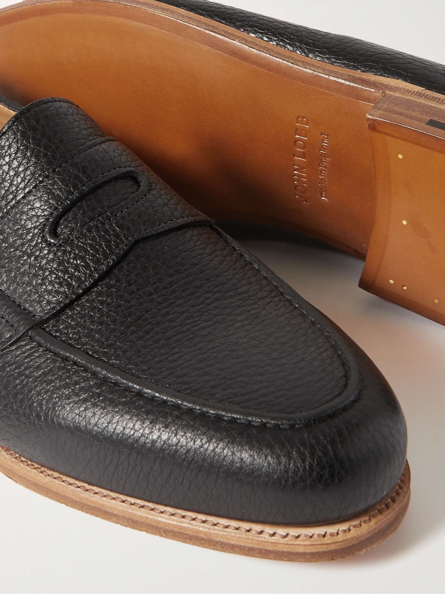 Lopez Full-Grain Leather Penny Loafers - 6