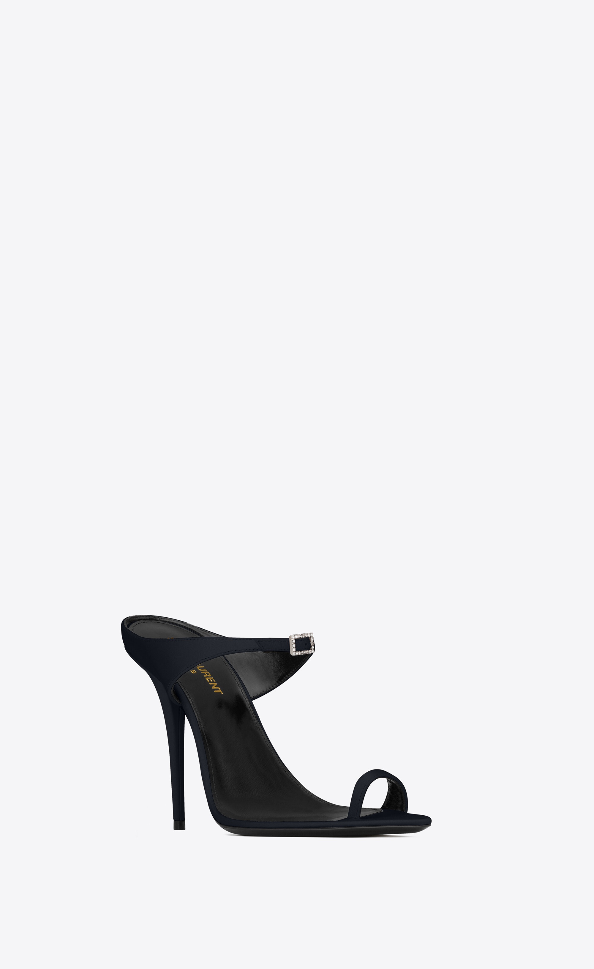 dive mules in silk satin - 3