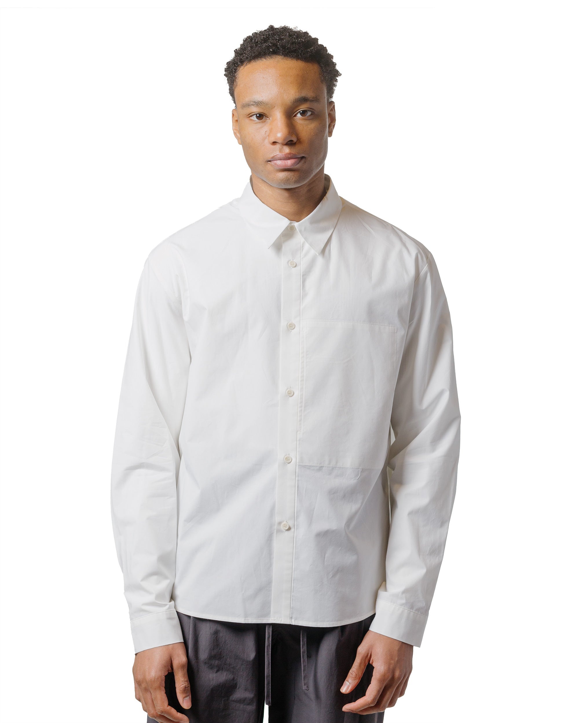 Basic Pocket Shirts Ivory - 2