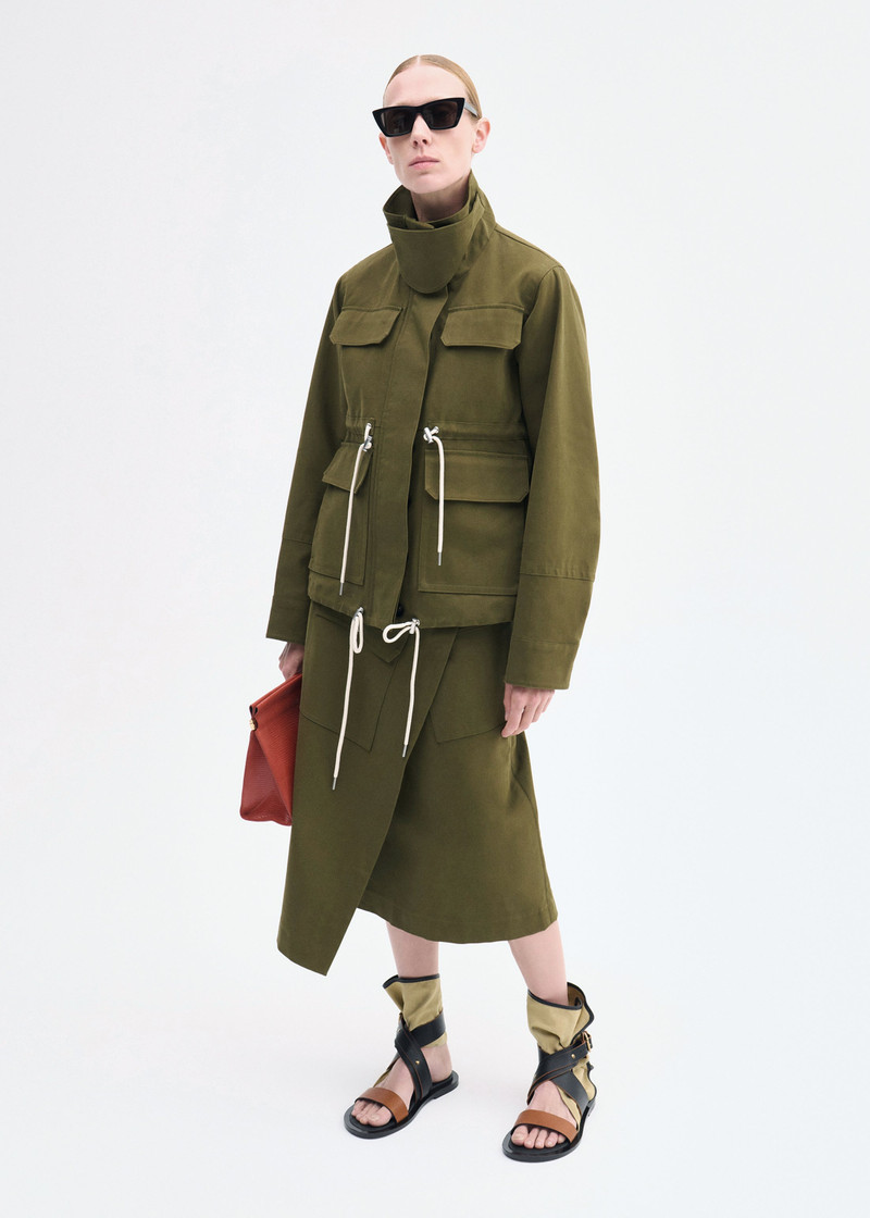 GUCCI Military Jacket in Brushed Cotton outlook