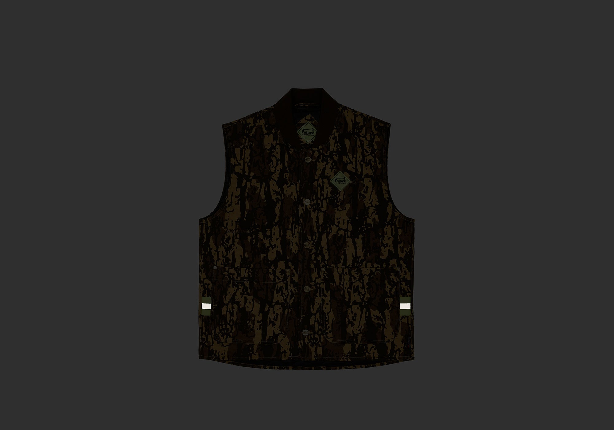 トップス palace hardwear vest camo PALACE PALACE HARDWARE VEST CAMO | palace | REVERSIBLE