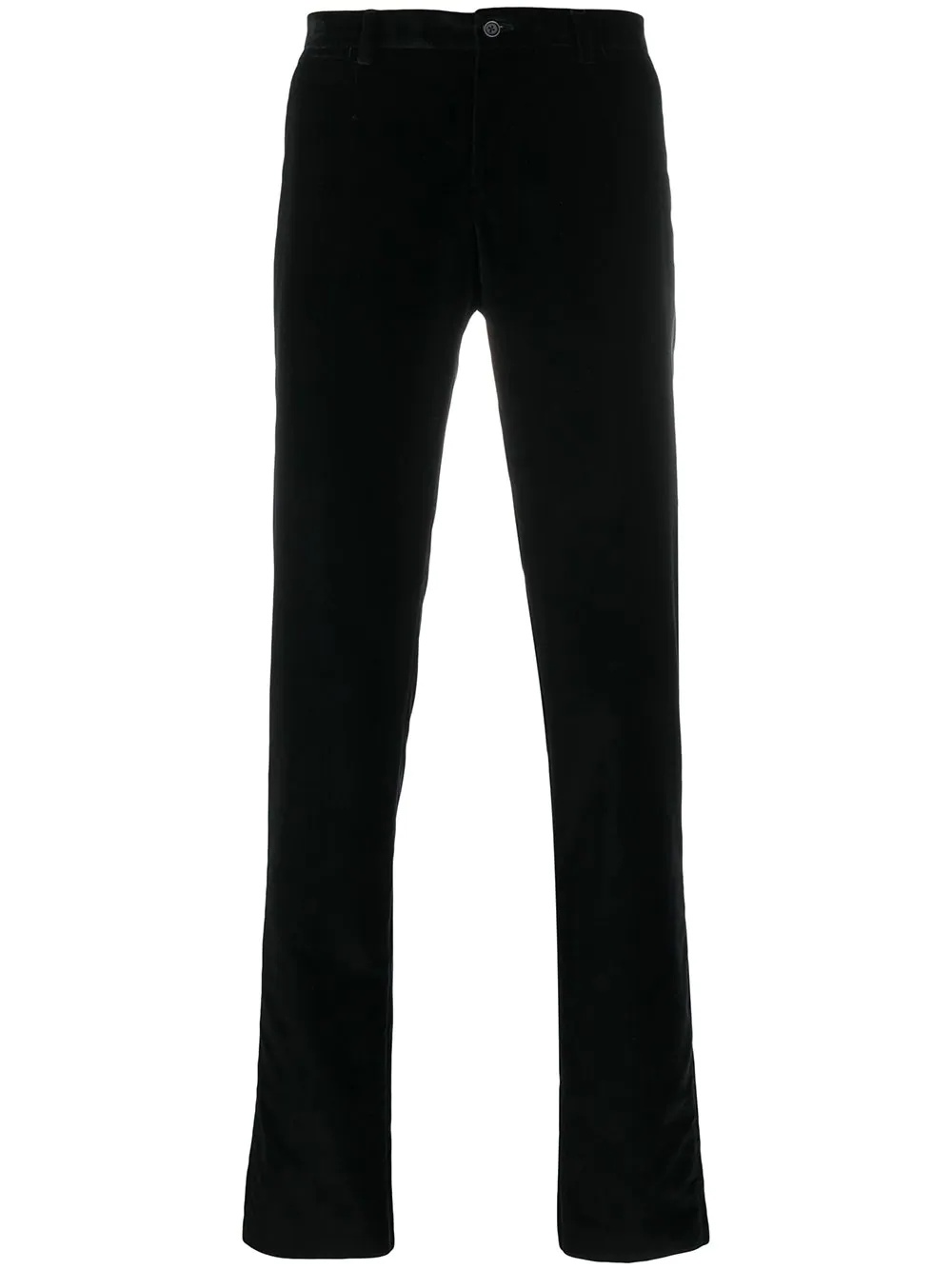 velvet skinny trousers - 1