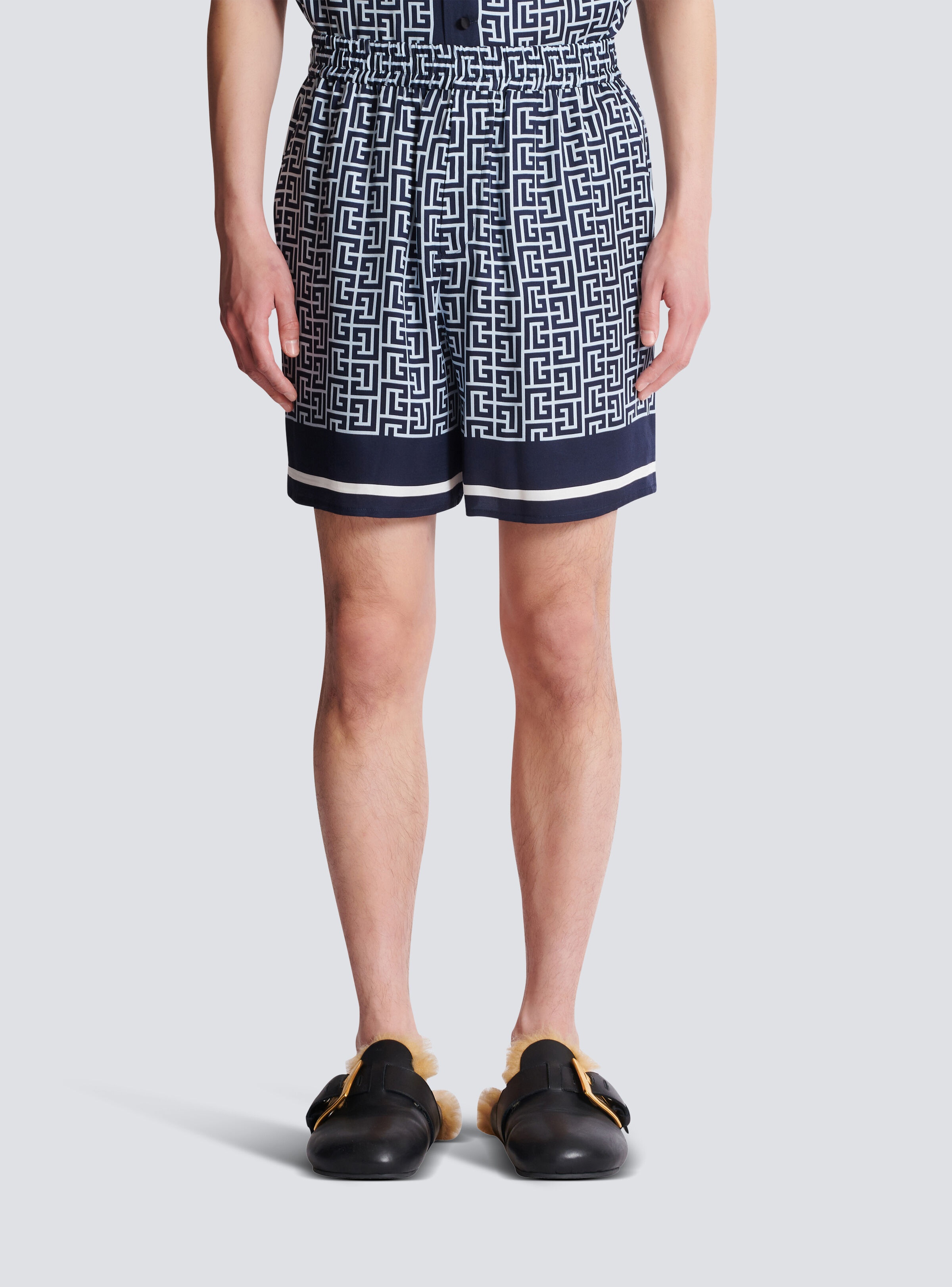 Flowing monogrammed shorts - 5
