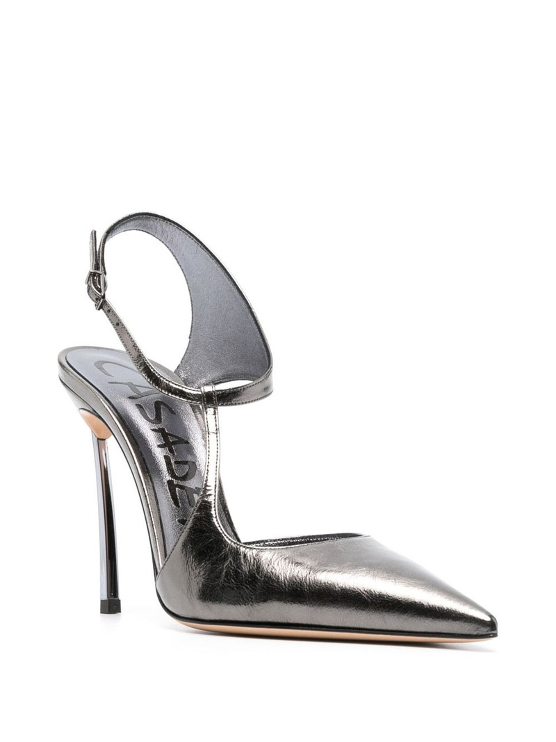 CASADEI Super Blade Melody 100mm metallic pumps outlook