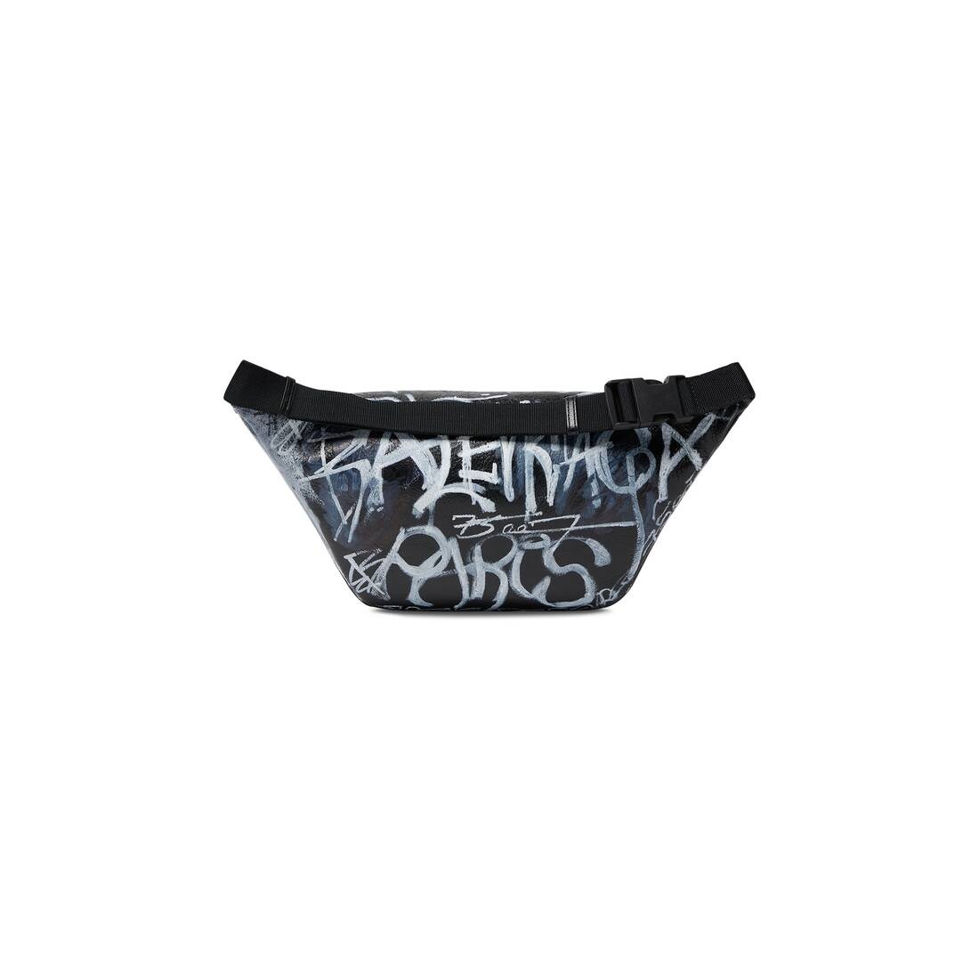 Men's Explorer Beltpack Graffiti in Black - 4