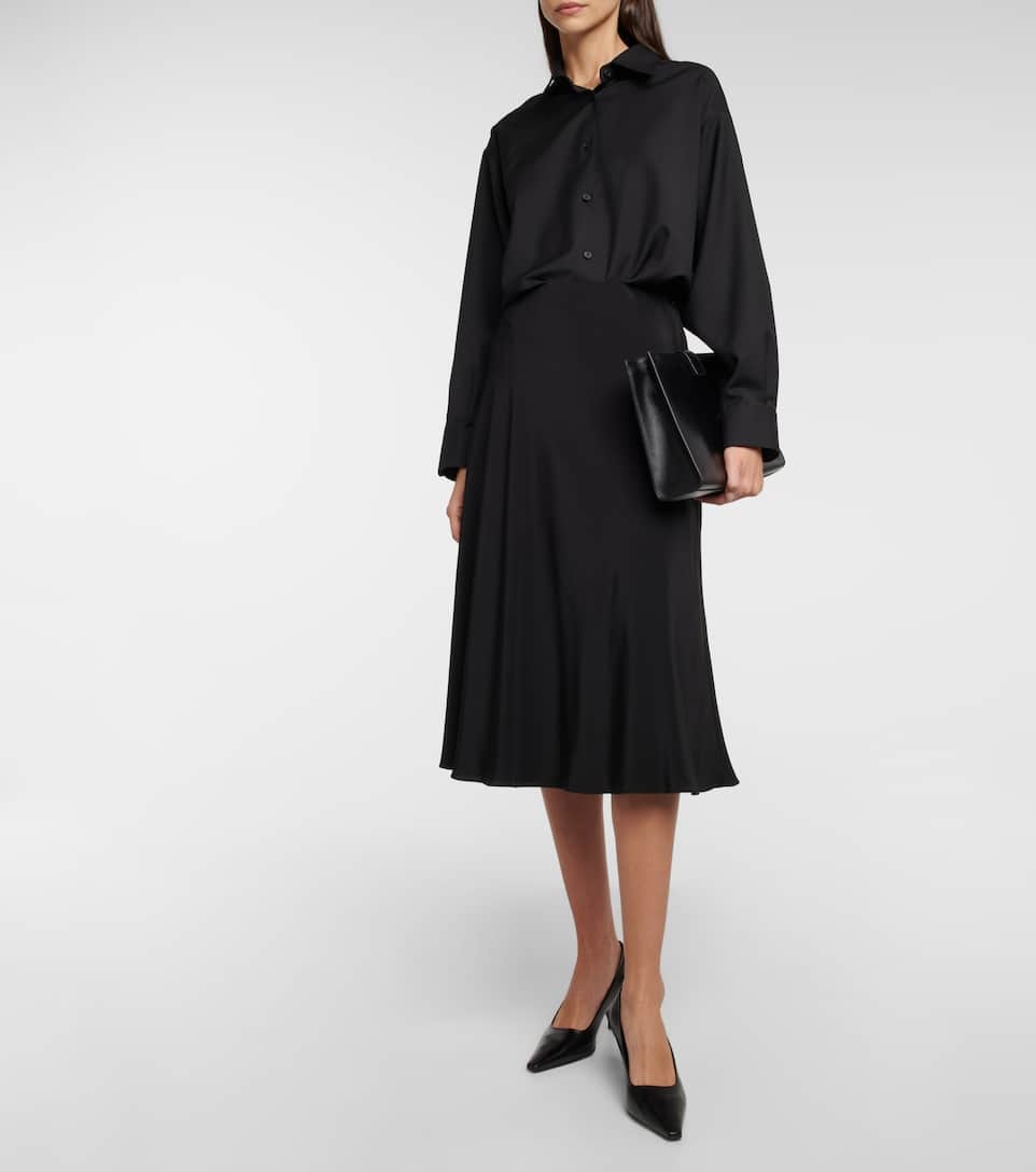 Medela silk satin midi skirt - 2