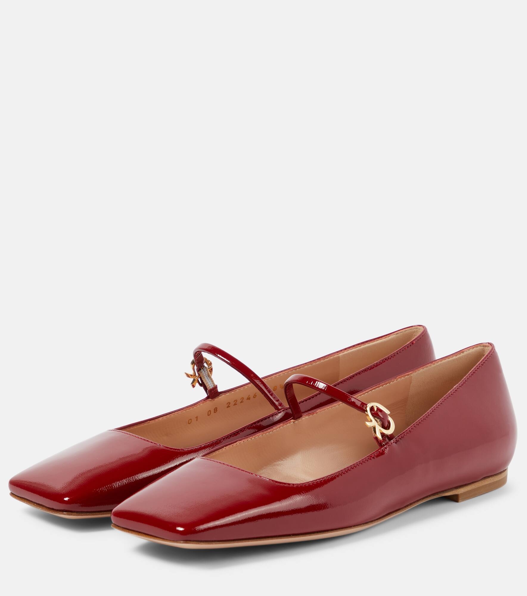 Christina patent leather Mary Jane flats - 5